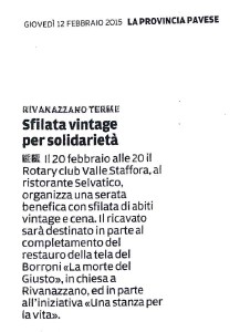 Sfilata vintage per solidarietà